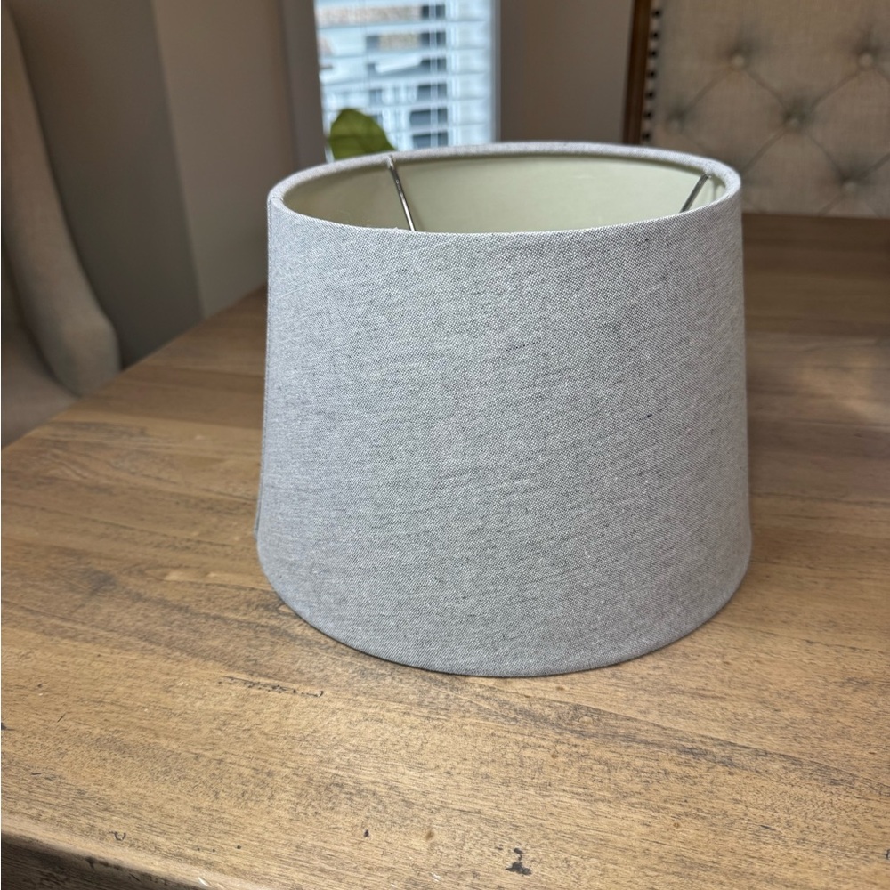 Gray Linen Lampshade